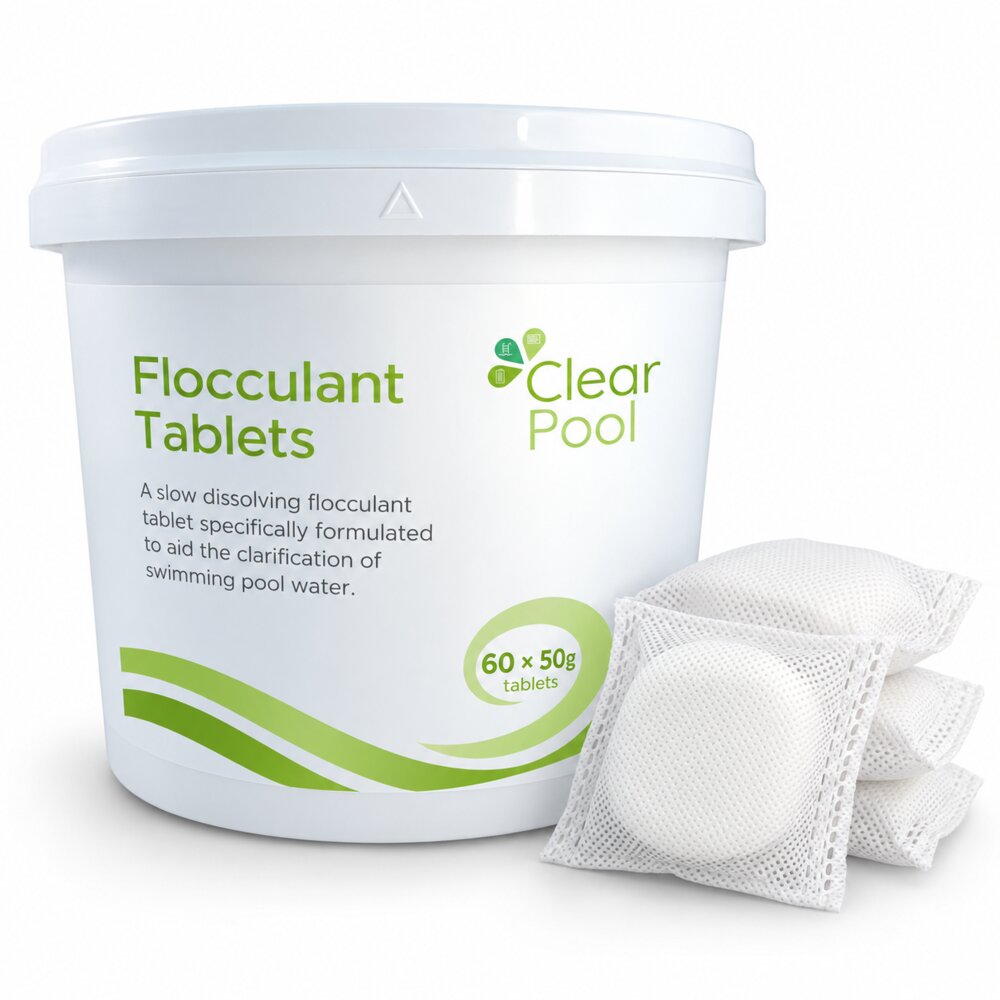 Pool Super Clarifying Tablets - Aluminium Sulphate 50g Tablets