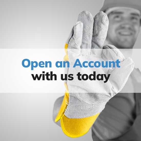 Open an Account with us today